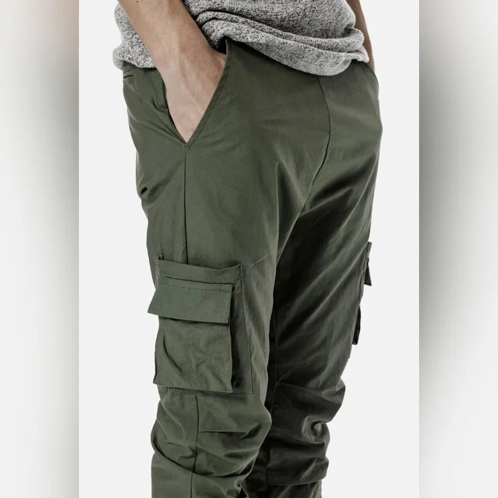 JOHN ELLIOTT Season Seven Military Treen Cargo Slim Pants - Picture 3 of 15